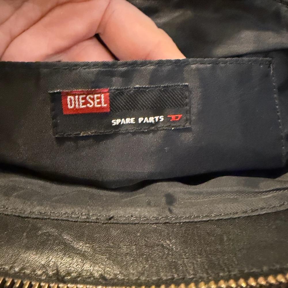 Vintage 90’s Diesel Canvas & Leather Mini Bag - Picture 8 of 12